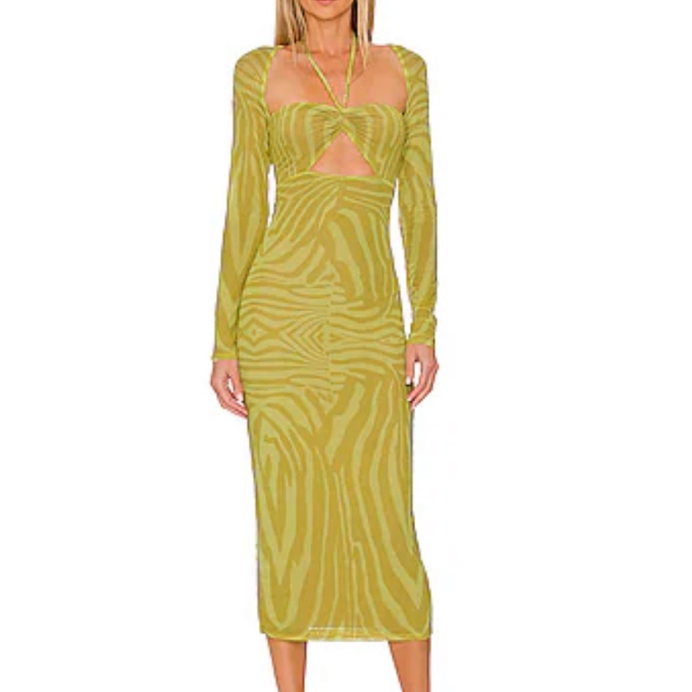 AFRM zebra print dress